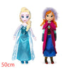 50 CM Disney Frozen 2 Anna Elsa Dolls Snow Queen Princess Toys Stuffed Sven and Olaf Plush Kids Birthday Christmas Gift